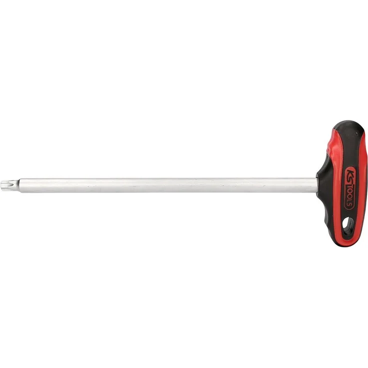 KS Tools 158.8028 Torx-Schraubendreher T 50, mit 2-Komponentengriff, durchgehend gehärtet, matt verchromt – Bild 1