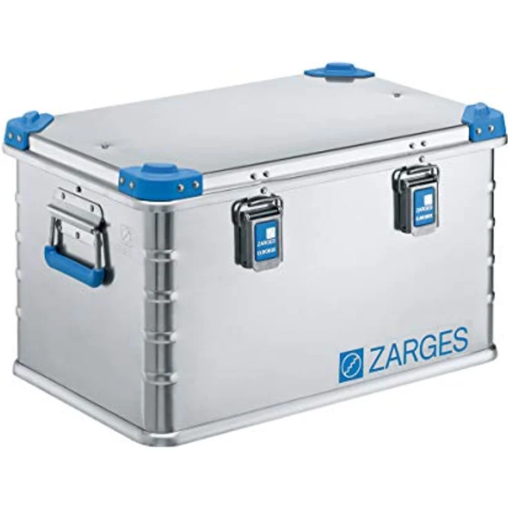 Zarges Eurobox, stabiler Werkzeugkoffer aus korrosionsbeständigem Aluminium mit Edelstahl-Scharniere und abschließbaren Verschlüssen – Bild 1