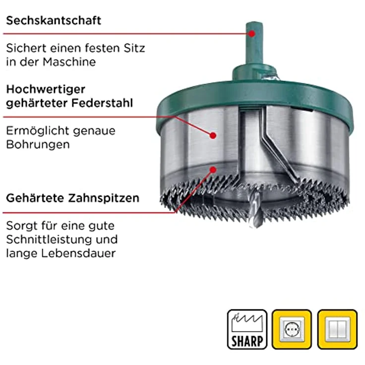 KWB 4988-00 Lochsäge, 6-teilig – Bild 3