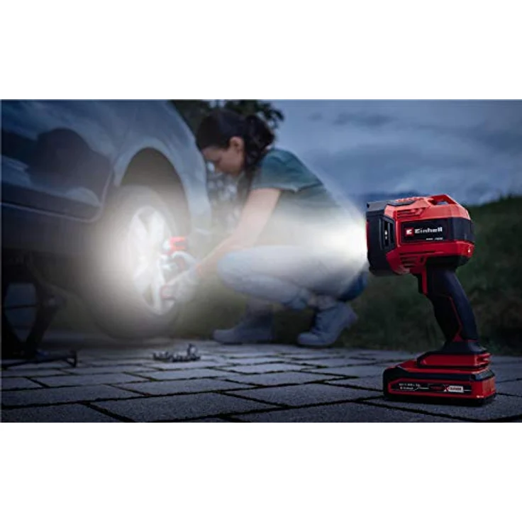 Einhell Akku-Lampe TE-CL 18/2500 LiAC-Solo Power X-Change (LiIon, 18V, 2500lm Lichtstrom durch 7 LEDs, 6500K Lichttemperatur, Stativgewinde, ohne Akku und Ladegerät) – Bild 4