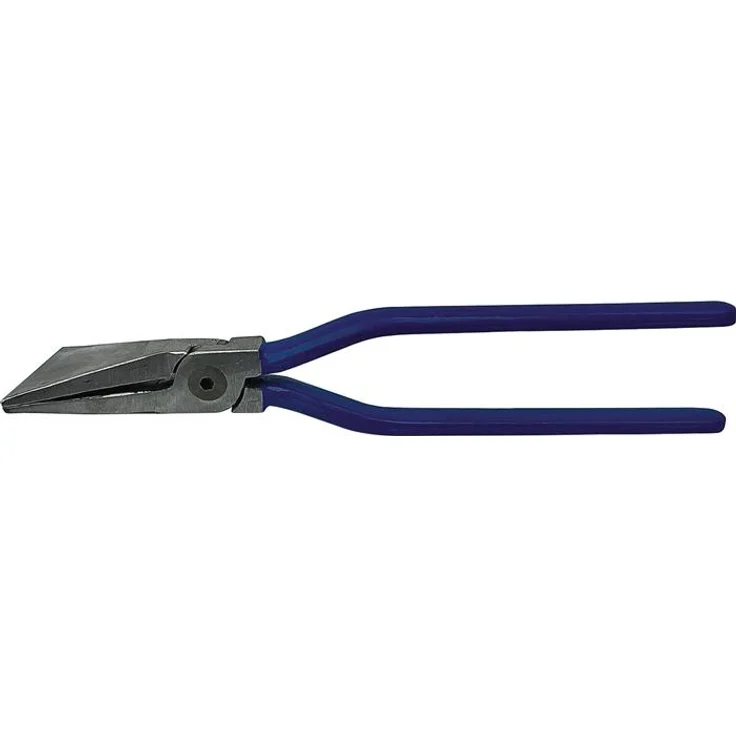 Kiesel Falzzange, Aluminium Zange 285 mm, ultraleicht, für Blech bis 1,2 mm Stärke, pulverbeschichteter Griff