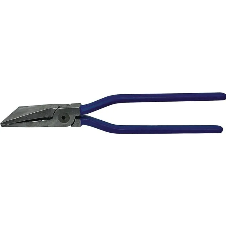 Kiesel Falzzange, Aluminium Zange 285 mm, ultraleicht, für Blech bis 1,2 mm Stärke, pulverbeschichteter Griff