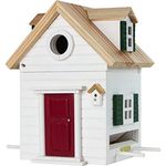 Wildlife Garden WG1122 Multiholk New England - Der Kombinierte Vogelfutterhaus und Nistkasten/Vogelhaus aus Holz
