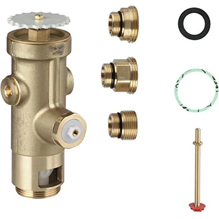 GROHE Druckspüler für WCs, Ersatzteil ohne Vorabsperrung und Durchspülbogen, passend für 67700200, 67703200, 68000200, 43996000 – Bild 1