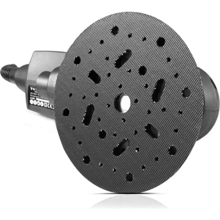 STAHLWERK Exzenterschleifer ES-150 ST, 350 W, vibrationsarm, Brushless mit 150-mm-Schleifteller, Set mit Schleifblöcken P80-P320 – Bild 5
