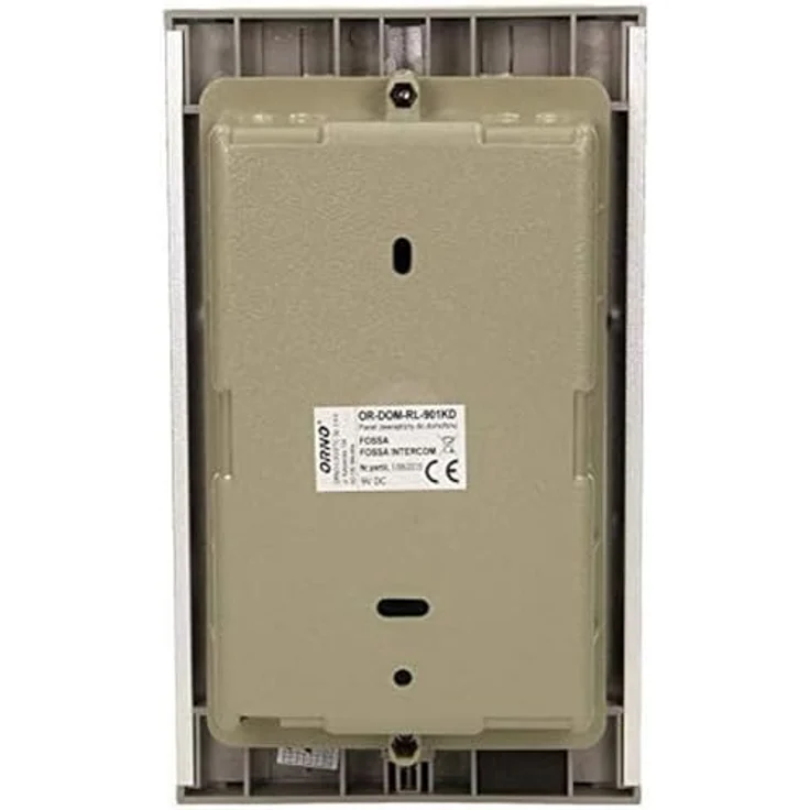 ORNO Fossa Gegensprechanlage für Einfamilienhaus, Unterputz, 4-Draht, 230 V AC, mit Hintergrundbeleuchtung und wetterfestem Aluminiumgehäuse – Bild 4