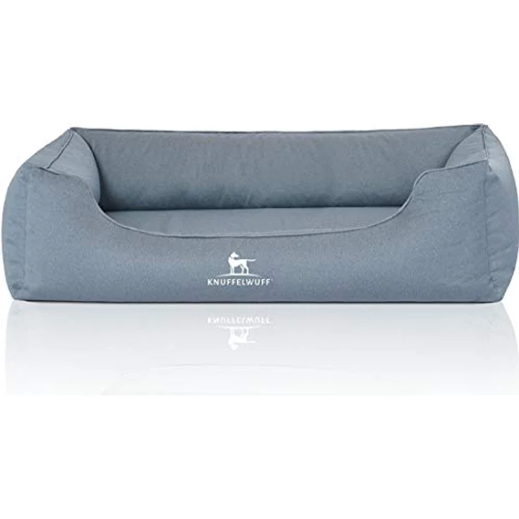 Knuffelwuff Orthopädisches Wasserabweisendes Hundebett Leon XL 105 x 75cm Hellblau – Bild 2