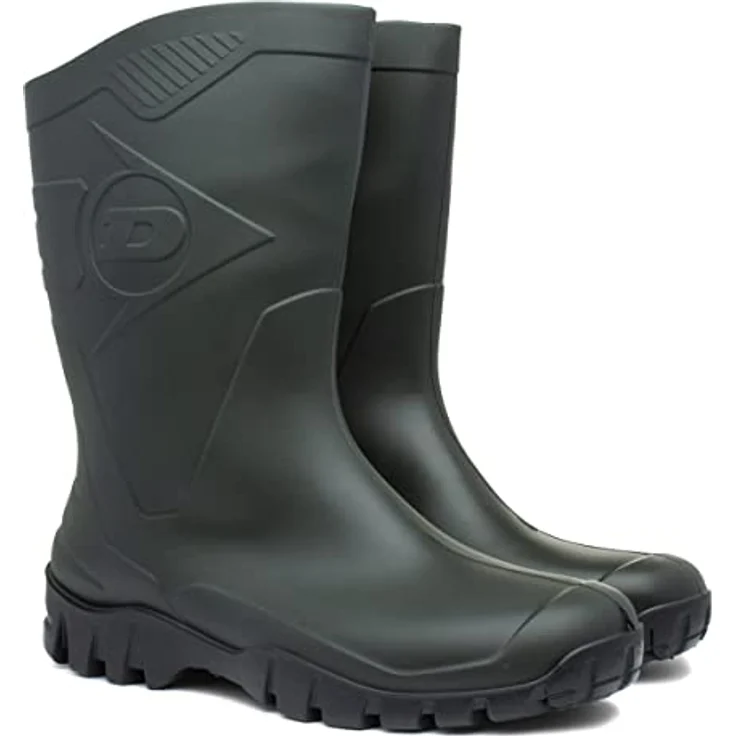 Dunlop Stiefel Dee, 100% wasserdicht, Gr. 38, grün-schwarz, leichte Handhabung – Bild 7