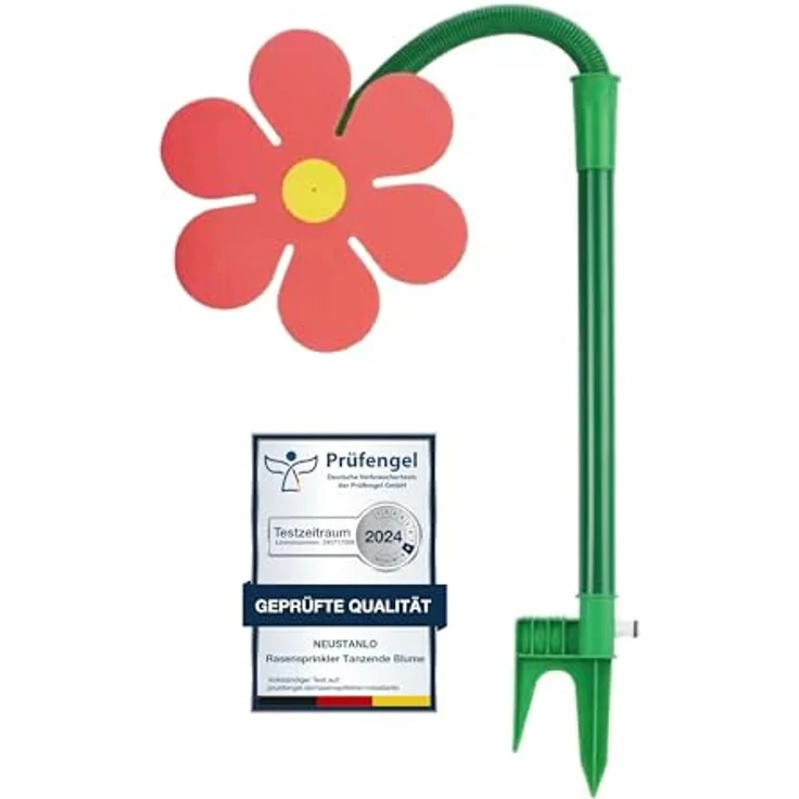 NEUSTANLO Rasensprinkler Tanzende Blume, beweglich mit großer Reichweite von 2 bis 6 Metern, farblich sortiert für Spaß im Garten – Bild 1