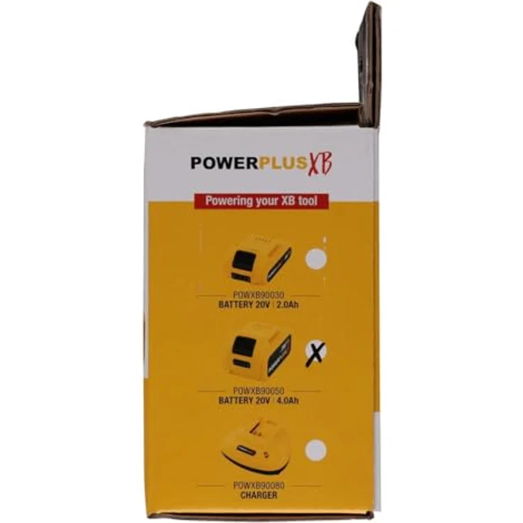 Powerplus POWERPLUS XB Baterie 20V LI-ION 4,0Ah mit Batteriestandsanzeige, kompatibel mit XB-Geräten – Bild 3