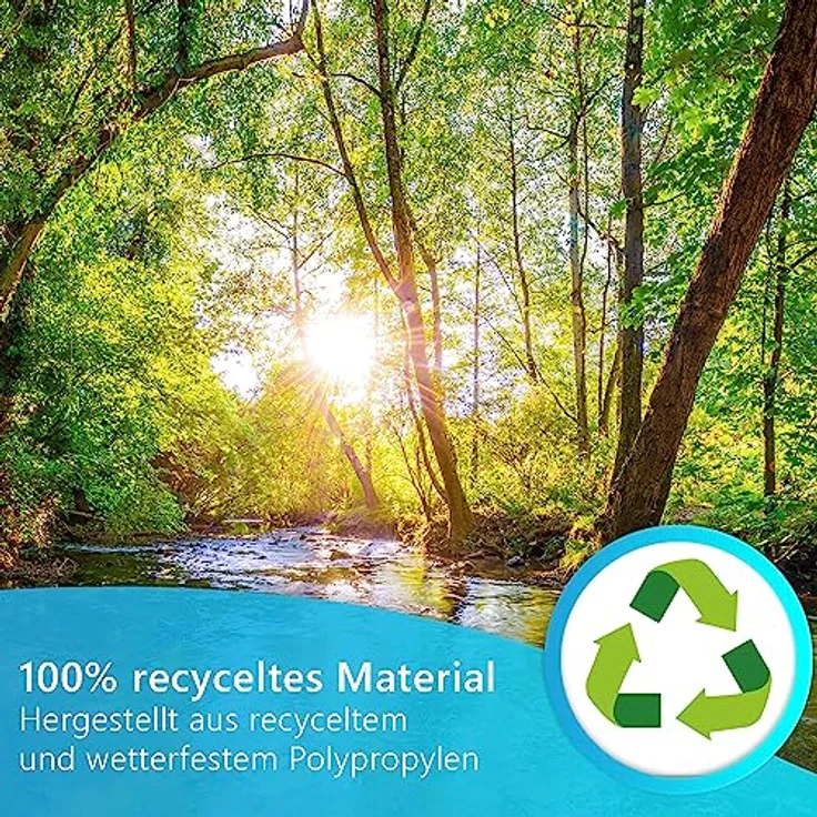 NYVI Spalier mit Erdspießen NYVIGreen 140x43 cm - Rankgitter aus wetterfestem & recyceltem Kunststoff - Rankhilfe - Pflegeleicht, Steckmontage ohne Werkzeug, Farbe:Anthrazit – Bild 3