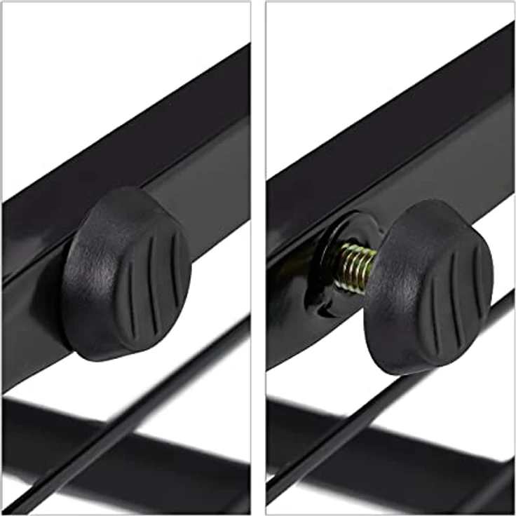 relaxdays Blumenständer Metall Blumentreppe 6 Etagen, Schwarz - Robustes Stahlgestell, pulverbeschichtet, vielseitig einsetzbar – Bild 8