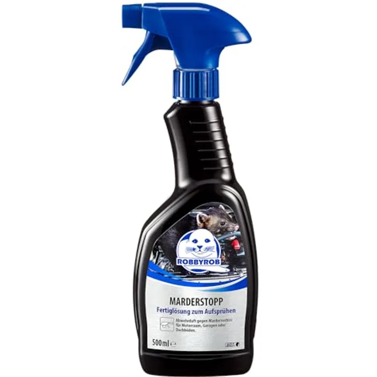 Robbyrob RobbyRob Marderstopp 500 ml Sprühflasche Auto-Reinigungsmittel, effektiver Marderschutz aus Deutschland – Bild 2