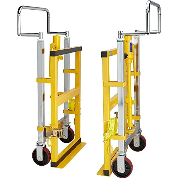 OTTO Hubwagen, hydraulischer Hubtransporter 250 mm, Tragkraft 1800 kg, 150 mm Polyurethanräder – Bild 1