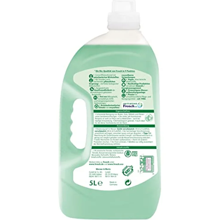 Frosch Neutral Reiniger, Universalreiniger, Allzweckreiniger, 5000 ml – Bild 2