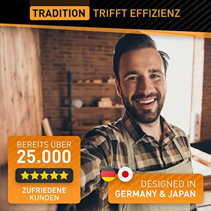 Hardtwerk® Japansäge Zen Kataba 240 mm, SK4 Karbonstahl, Zugsäge für präzise Holzarbeiten mit Super-Grip Griff – Bild 6