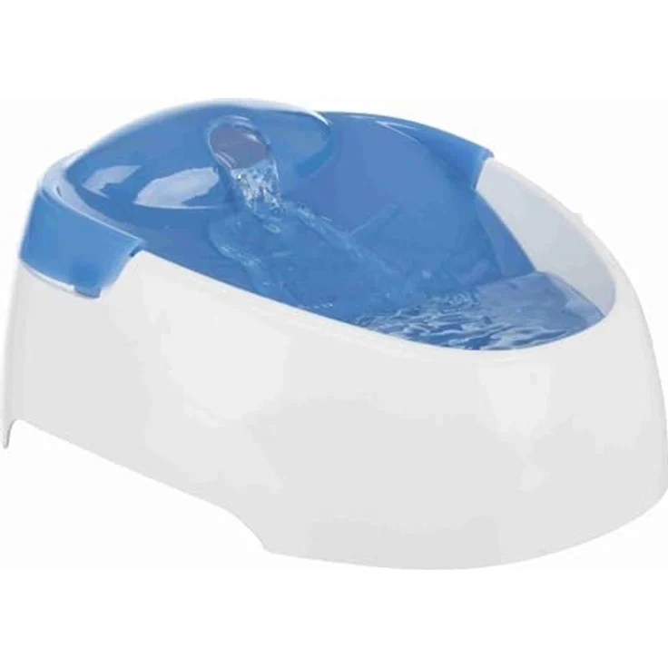 Trixie Wasserautomat Duo Stream 1 l, weiß-blau – Bild 3