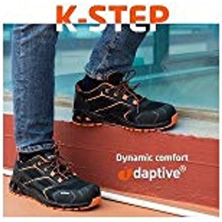 Base Footwear Sicherheitsschuhe KAPTIV B1004 S1P ALU-Kappe Sicherheitsschuh rutschhemmend, hitzebeständig, atmungsaktiv, Aluminium-Schutzkappe – Bild 5