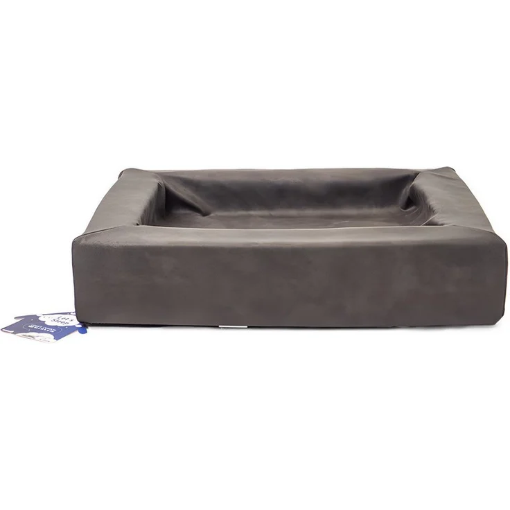 Holland Animal Care Lets Sleep Comfy Cushion, Hundekorb mit erhöhtem Rand und Anti-Rutsch-Beschichtung, anthrazit – Bild 1