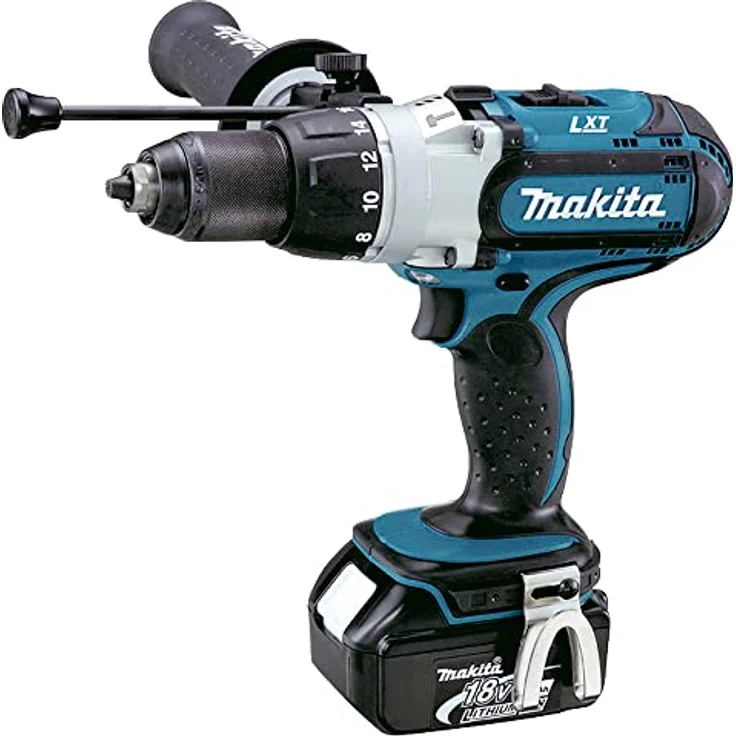 Makita DHP451RTJ Akku-Schlagbohrschrauber 3-Gang 18 V-5,0 Ah,2 Akkus und Ladegerät im Makpac – Bild 5