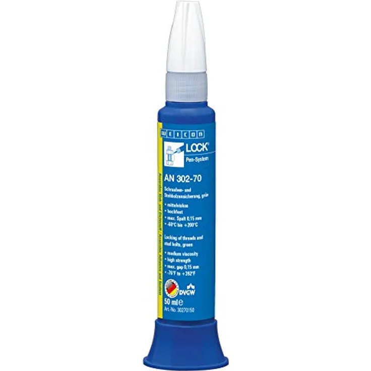 WEICON WEICONLOCK AN 302-70, 50 ml Pen-System, Schrauben- und Stehbolzensicherung, DVGW-Zulassung