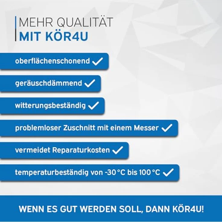 Antivibrationsmatte für Waschmaschinen 60x60x1cm - Kör4u – Bild 8