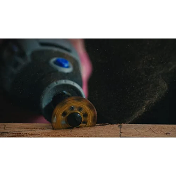 Dremel 542 Trenn- und Formscheibe Zubehörsatz (für Multifunktionswerkzeug mit 1 Trennscheibe (karbidbeschichtet) 25,4mm zum Schneiden und Fräsen verschiedener Holzarten wie Hart und Weichholz) – Bild 4