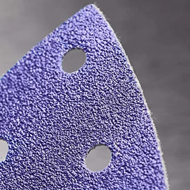 MENZER Purple HD Klett-Schleifscheiben, 225 mm, Keramik-Mix, für Trockenbauschleifer, K80, 25 Stück – Bild 4