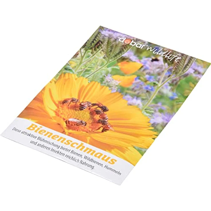 dobar® 22890e Pappröhrchen 450er Set - Füllung für Bienenhotels aus 100% recyceltem Altpapier - Wildbienen Nisthilfen Papphülsen Made in Germany - inkl. Wildblumenmischung - Ø8 Ø6 Ø4 mm & 12 cm lang – Bild 4