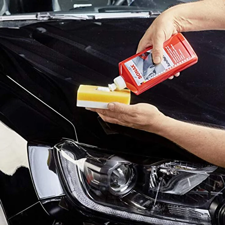 Sonax Auto Hart Wax 500ml KFZ Lack Pflege Carnauba Wachs entfernt Teerflecken – Bild 4