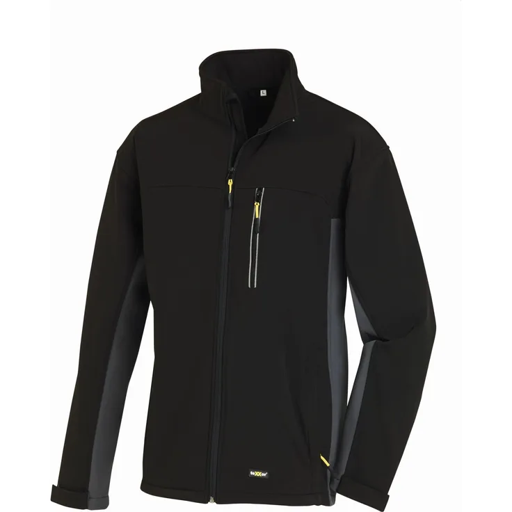 teXXor Softshelljacke Skagen, wind- und wasserabweisend, hoch atmungsaktiv, Schwarz