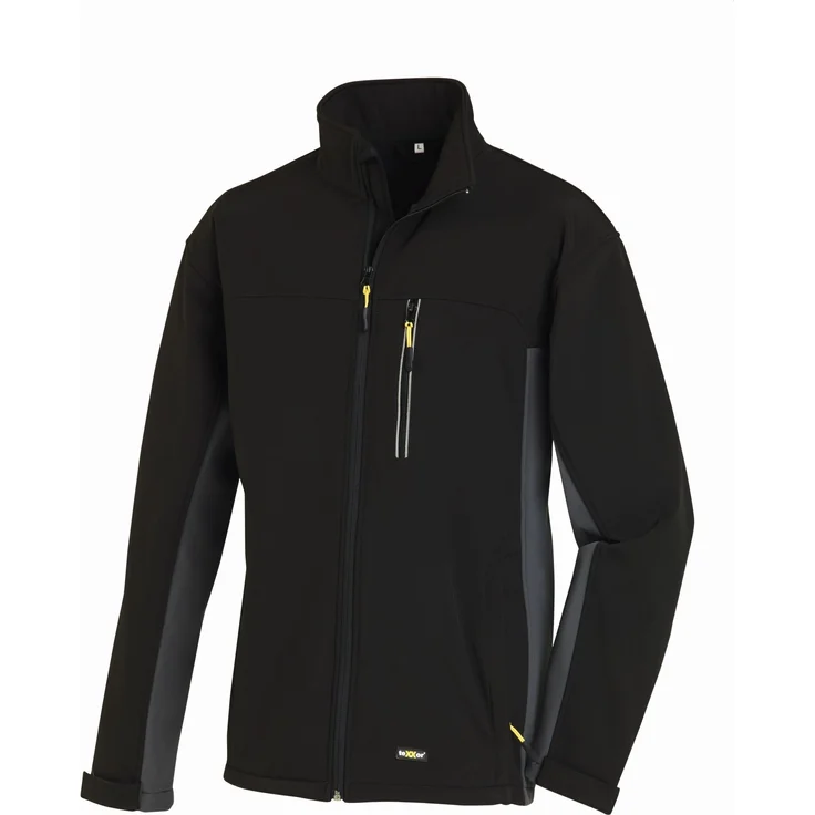 teXXor Softshelljacke Skagen, wind- und wasserabweisend, hoch atmungsaktiv, Schwarz