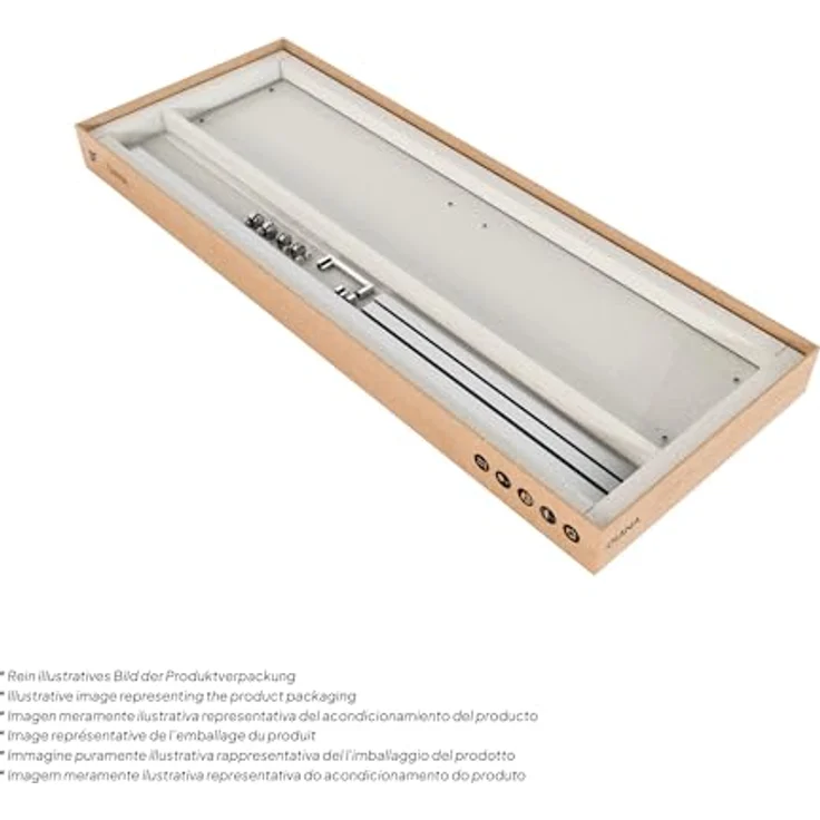 i-flair Schiebetür Duschkabine DK77, 95x95x180 cm aus durchsichtigem 6 mm ESG mit silbernen Profilen und Easy-Clean System – Bild 10