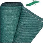 Relaxdays, grün Zaunblende, Sichtschutz für Zaun & Balkongeländer, HDPE Gewebe, UV-stabilisiert, wetterfest, 2 x 50 m