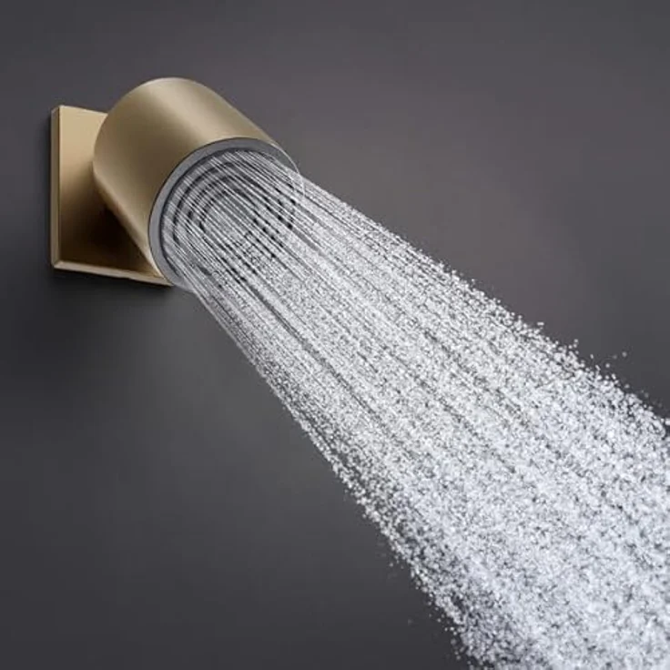 hansgrohe Pulsify S Wandanschluss für Duschkopf 105, bündige Wandmontage, inklusive Befestigungsmaterial, 8 cm Länge – Bild 3