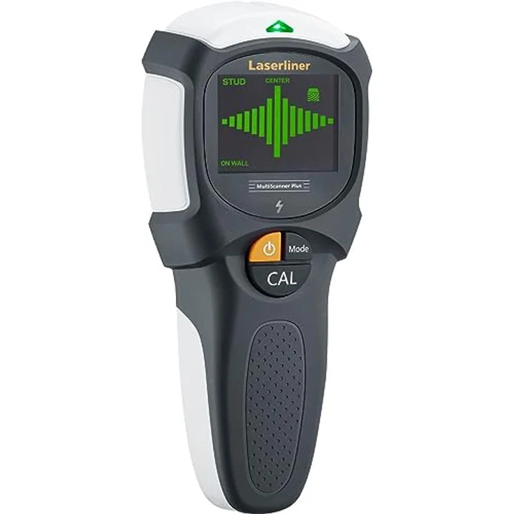 LASERLINER MultiScanner Plus 080.967A, Leitungsortungsgerät mit Ortungstiefe bis 120 mm, inkl. Tiefenanzeige und Tragekoffer – Bild 1