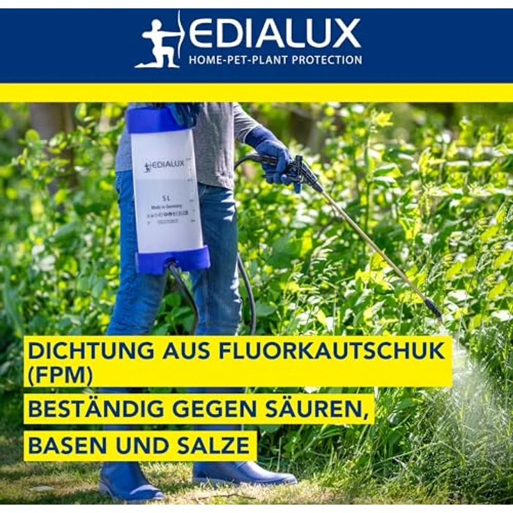 Generic Bewässerungssystem Drucksprüher Onyx, 5L mit Sprühkappe, Höhe 53 cm, Breite 20 cm – Bild 4