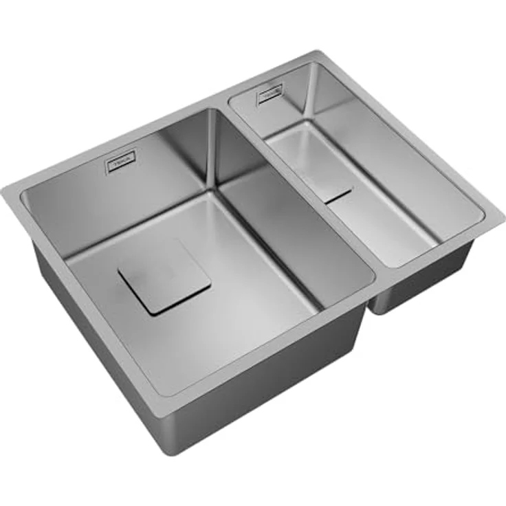 TEKA FlexLinea RS15 2C 580, Rechteckiges Edelstahl-Waschbecken mit 2 Spülbecken und 3in1 Flexinstallation – Bild 4