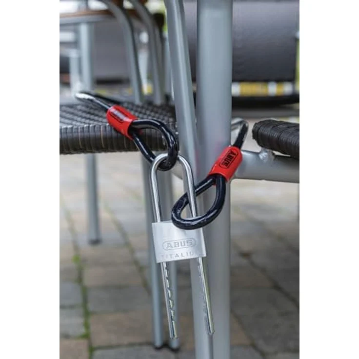 ABUS Zylindervorhangschloss 64TI/50, 50mm Titalium Schlosskörper, Spezialaluminium, NANO-Protect Beschichtung, 3mm Spezialstahlbügel – Bild 3