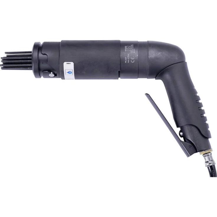 PFERD TOOLS PN 28 P Druckluft-Nadelentroster mit 28 Nadeln, Faustgriff und Abluftführung