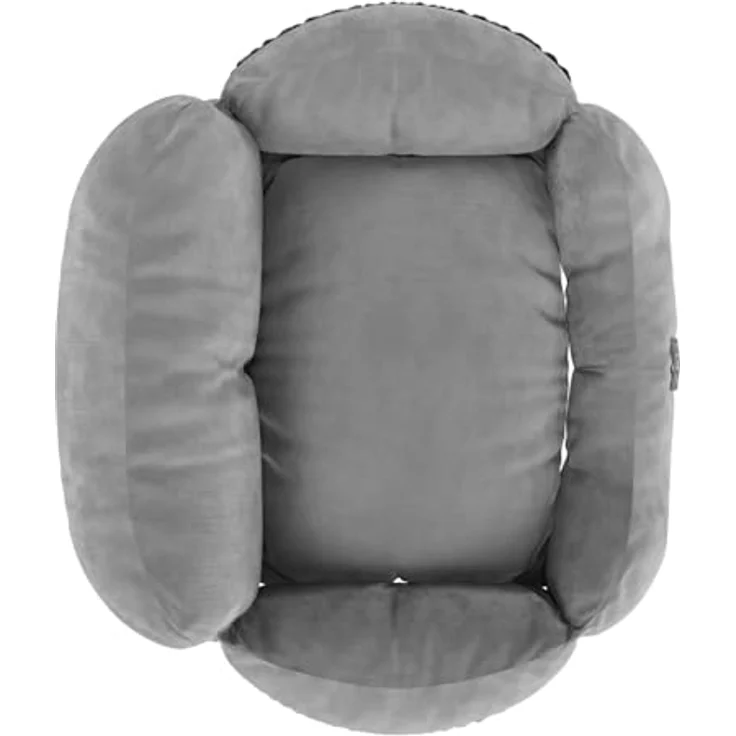 BENNO Hundesitz BUDDY Auto, quadratischer Autositz in Anthrazit, waschbar, rutschfest, 55x45x30 cm, Polyester – Bild 8