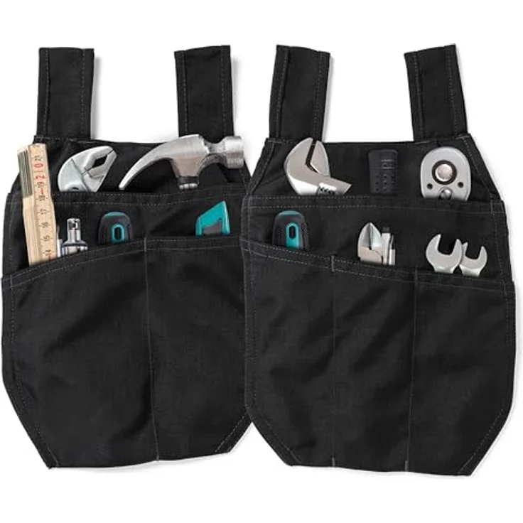 KÜBLER Workwear Holstertasche Paar, Gürteltasche aus Cordura® mit großem Hauptfach für Werkzeuge, Oeko-TEX® zertifiziert, universelle Passform für Industrie & Handwerk – Bild 1