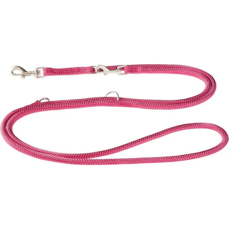 Wolters K2-Tauprogramm Hundeleine, extra lang 3m, dreifach verstellbar, magenta – Bild 1