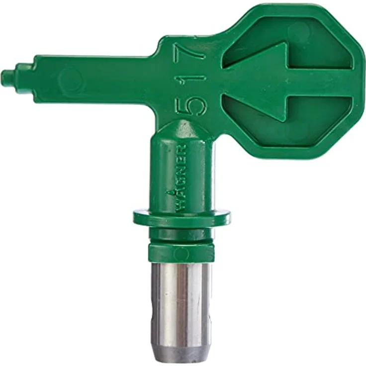 WAGNER Control Pro HEA Düse 517 für Control Pro Airless Farbsprühsysteme für Latexfarben, Dispersionen, Rostschutzfarben, < 55% weniger Sprühnebel, grün – Bild 1