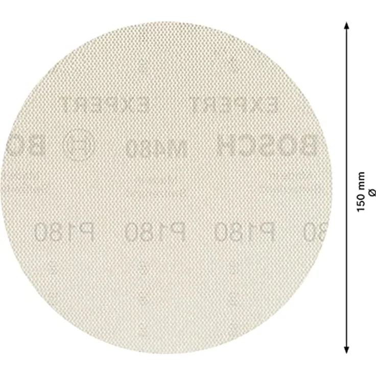 Expert M480 Schleifnetz für Exzenterschleifer, 150 mm, G 180, 5 Stück - Preisvergleich – Bild 3