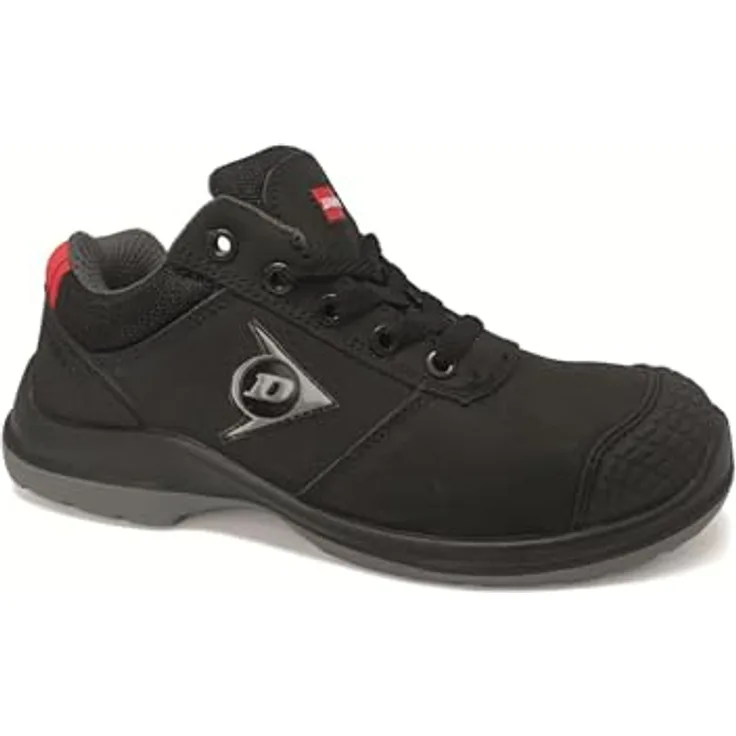 L+D FIRST ONE ADV-EVO LOW S3 Sicherheitshalbschuhe wasserabweisend, schwarz, Größe 43, mit Kunststoffkappe und Durchtrittschutz