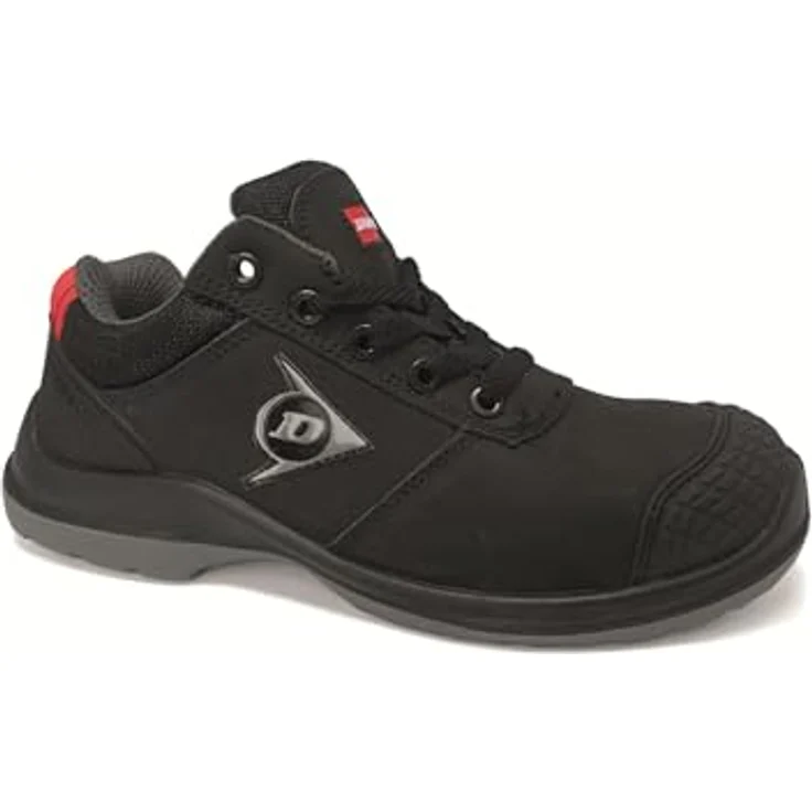 L+D FIRST ONE ADV-EVO LOW S3 Sicherheitshalbschuhe wasserabweisend, schwarz, Größe 43, mit Kunststoffkappe und Durchtrittschutz – Bild 1