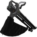 Alpina-Garden Akku-Laubsauger AV 20 Li, (Set), inkl. 2x 4 Ah Akku und Doppel-Ladegerät, kompakter Laubsauger und Laubbläser, 198 km/h Luftgeschwindigkeit, 45 Liter Fangsack, 20 Volt 4 Ah Akkus, handlich und kabellos, grün