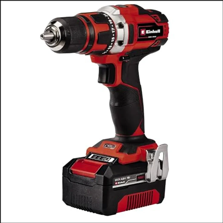 Einhell 18 V Maschinen-Set TE-TK 18-2 Li-Set (CD+AG) Bohrschrauber und Winkelschleifer – Bild 3