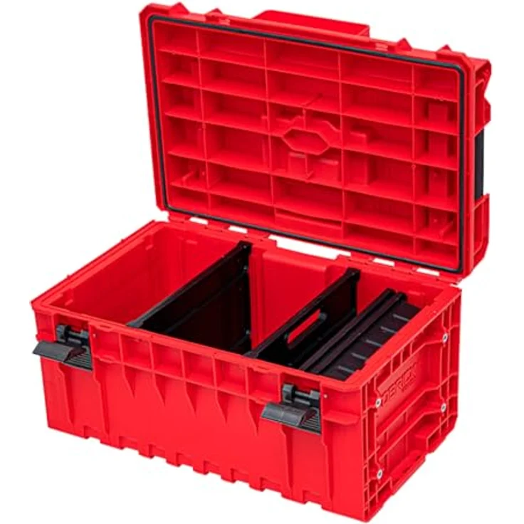 Tool Brothers Toolbrothers RHINO ONE 350 2.0, modularer Werkzeugkoffer RED ULTRA HD, 38L mit IP66 Schutz, inklusive 2 Ablagen und 2 Fächern – Bild 2